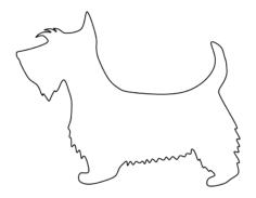 Scottie Dog Coloring Pages Pdf, Free Vectors File